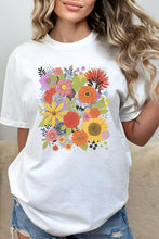 Load image into Gallery viewer, Flower Garden Spring Comfort Colors Graphic Tee
