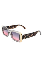 Load image into Gallery viewer, Rectangle Narrow Fashion Tinted Square Sunglasses
