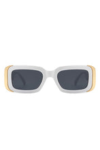 Load image into Gallery viewer, Rectangle Narrow Fashion Tinted Square Sunglasses
