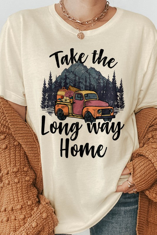 Take The Long Way Home, Adventure Graphic Tee